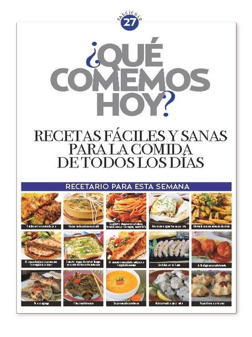 Title details for ¿Qué comemos hoy? by Media Contenidos - Available